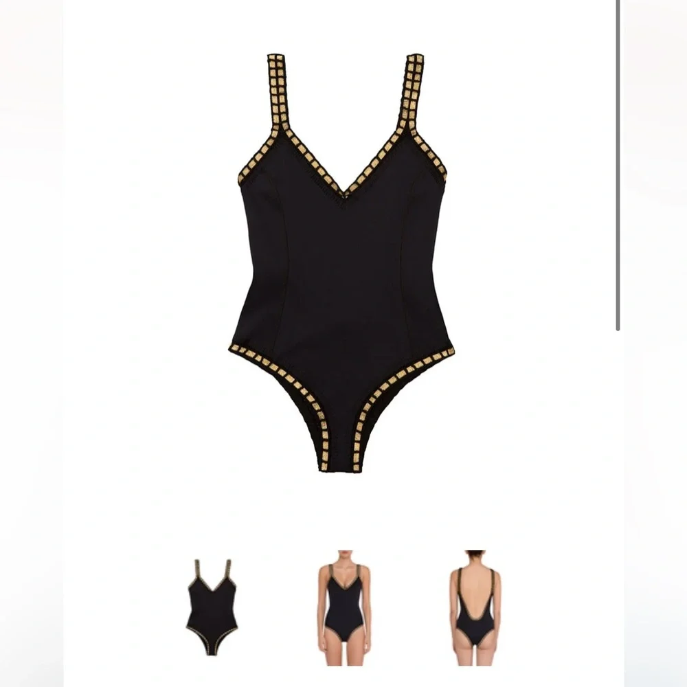 Kiini chacha scoop back maillot swimsuit - Picture 2 of 9
